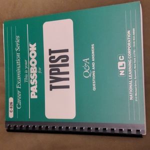 Civil service study guide- typist